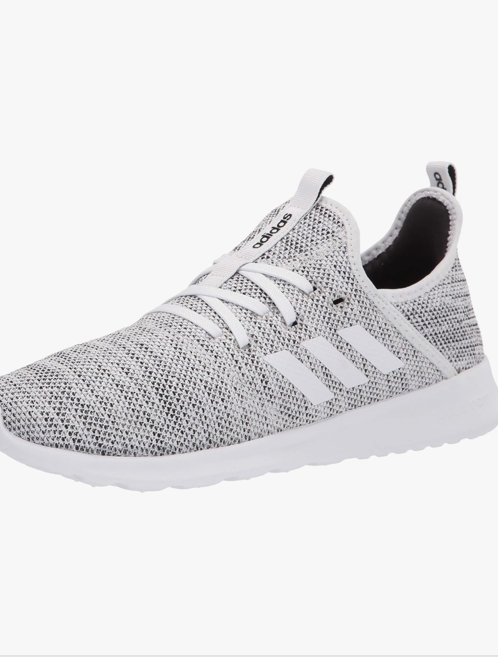 adidas Women’s Cloudfoam White/Grey Running Shoes (Retail $100)